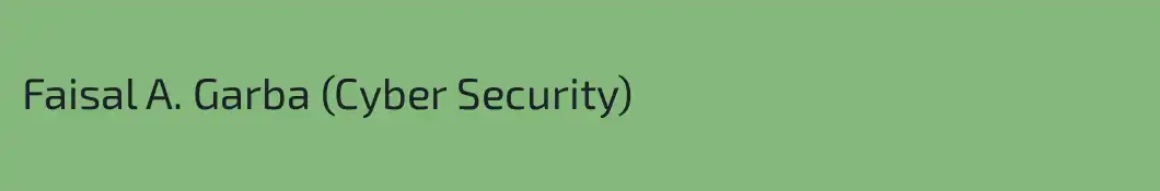 Faisal A. Garba (Cyber Security)